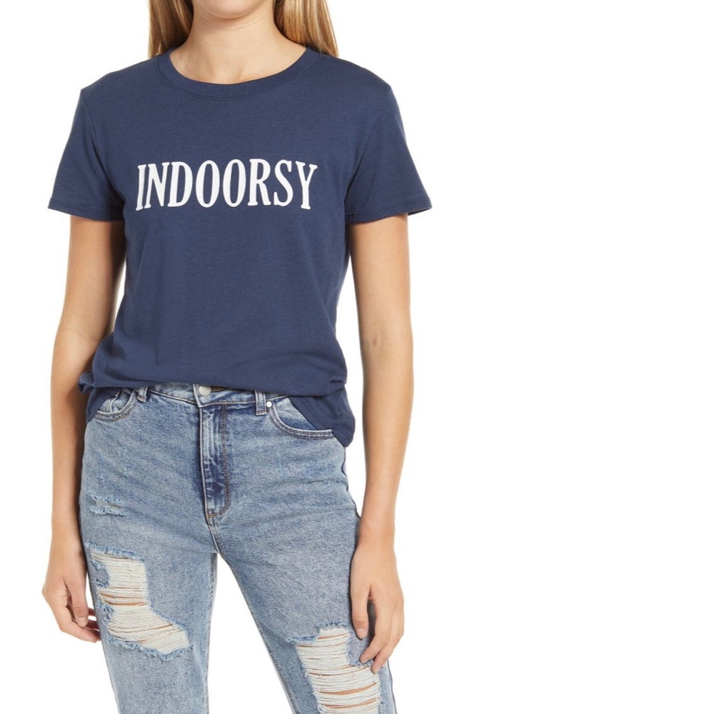 Indoorsy tee